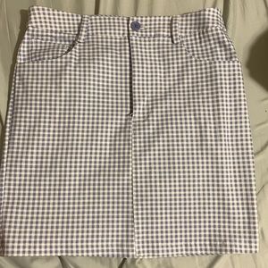 Plaid skirt